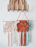 Load image into Gallery viewer, Macrame owl wall hanging
