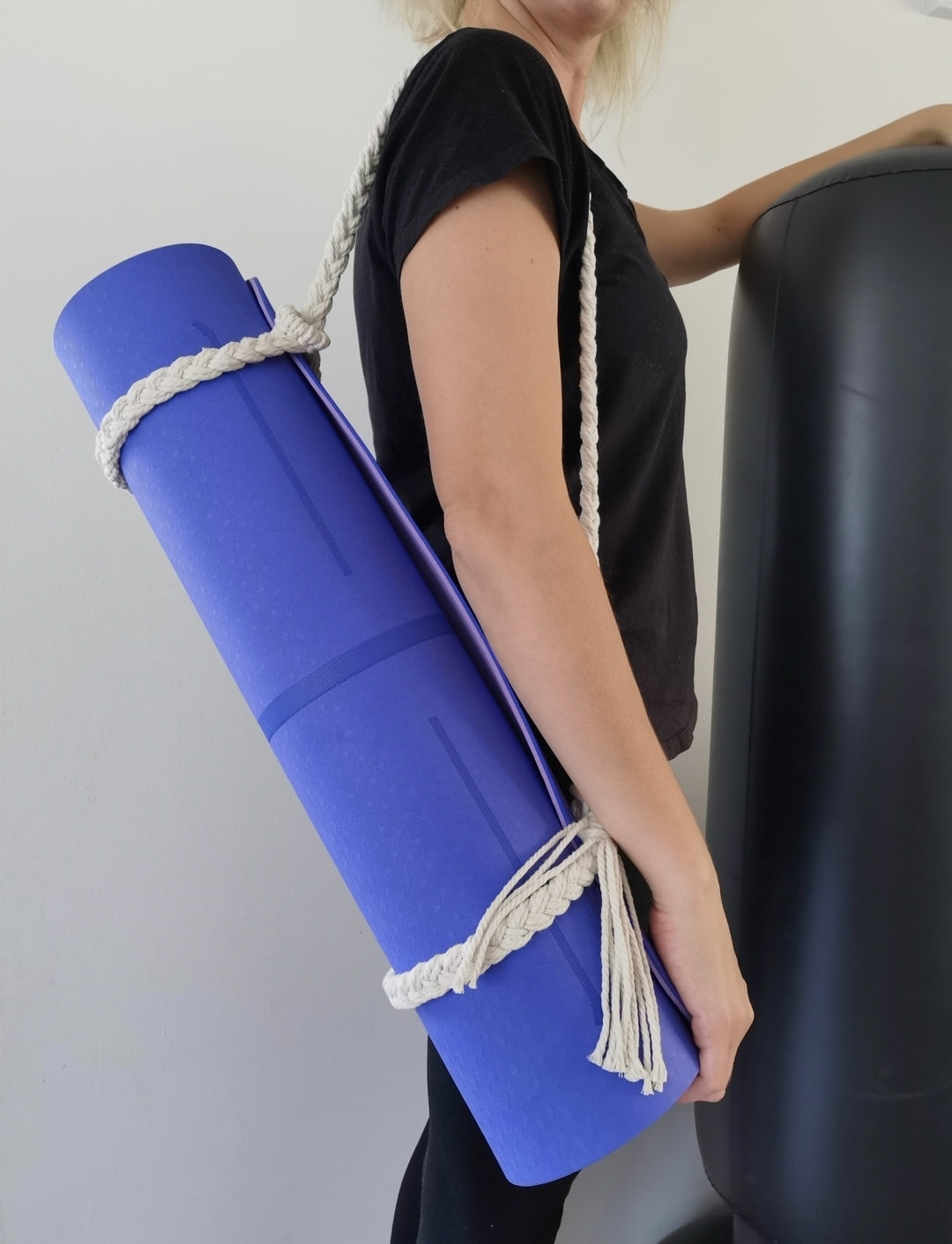 Macrame Yoga Mat Strap Handmade Macrame Blanket Holder Beach Towel